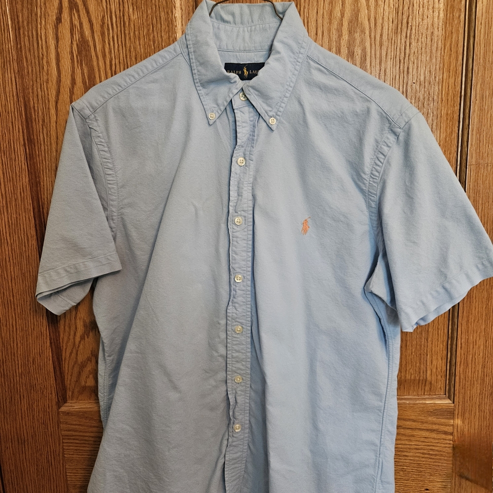 Men's Light Blue Polo Shirt